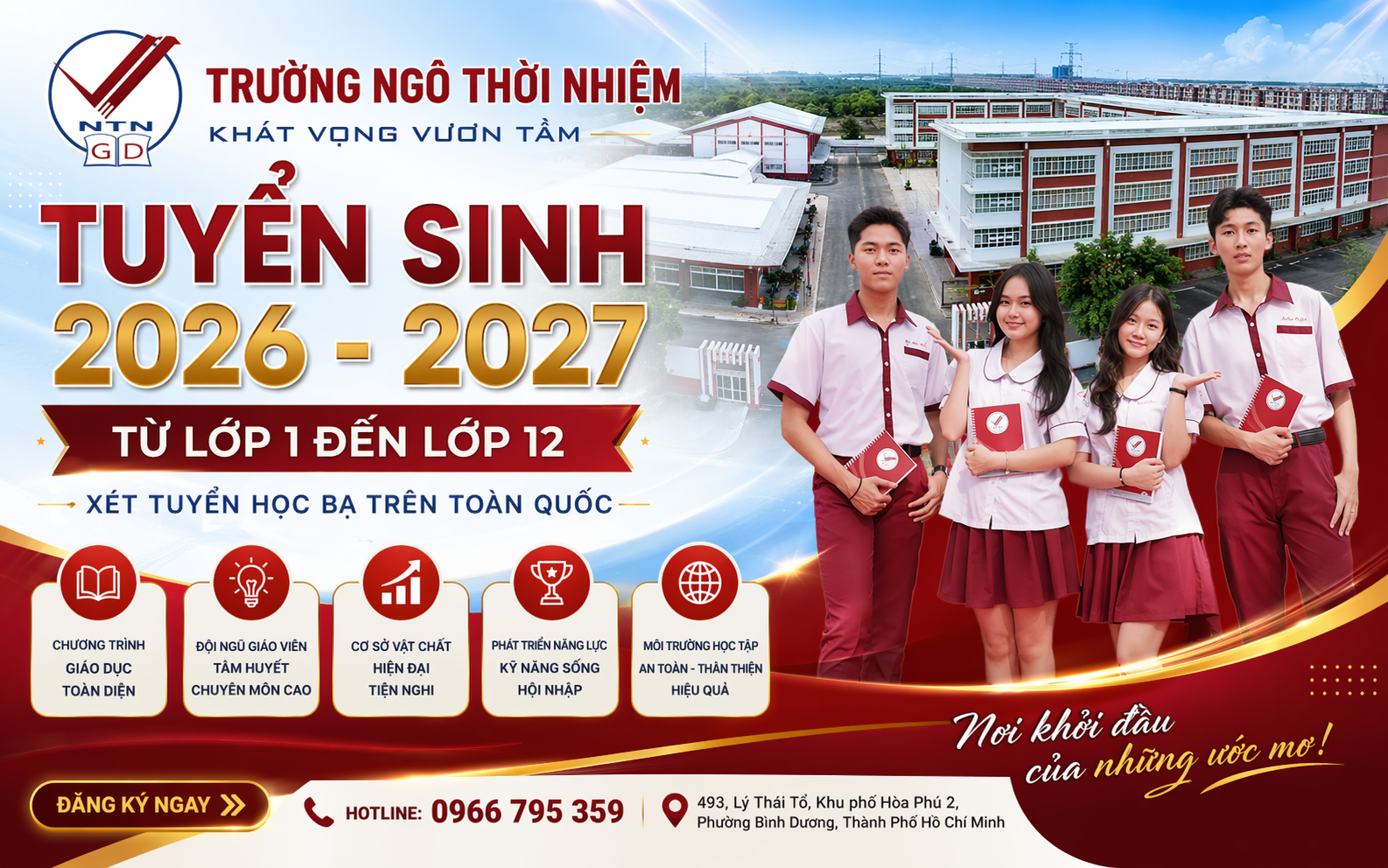 Trường Tiểu học, Trung học cơ sở và Trung học phổ thông Ngô Thời Nhiệm